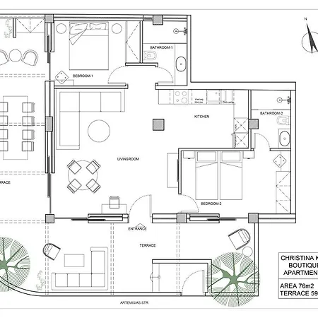 Christina Boutique Apartment Kos Town